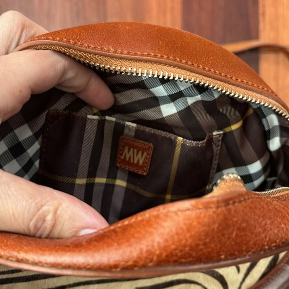 MW MOST WANTED USA calf hair zebra circle bag - Picture 3 of 9